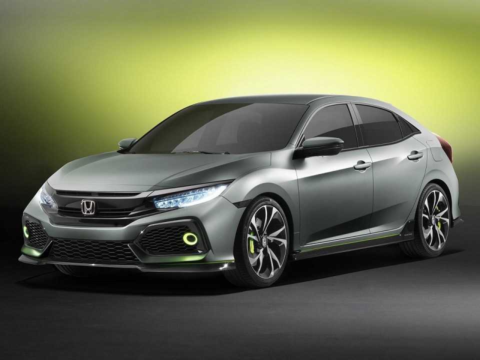 HondaCivic Hatch 2017 - ngulo frontal