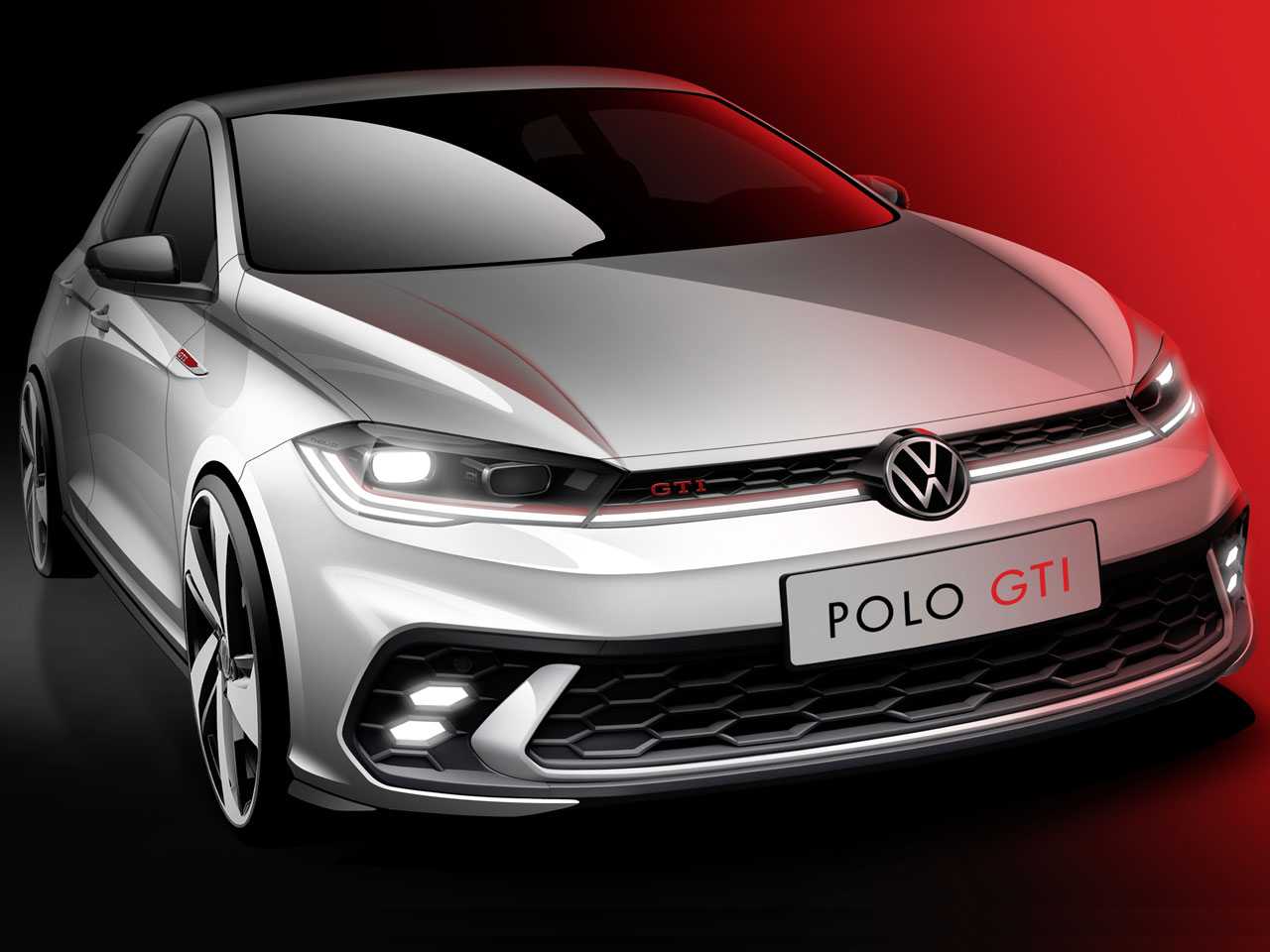 Volkswagen revela teaser do novo Polo GTI, que chega em junho - AUTOO