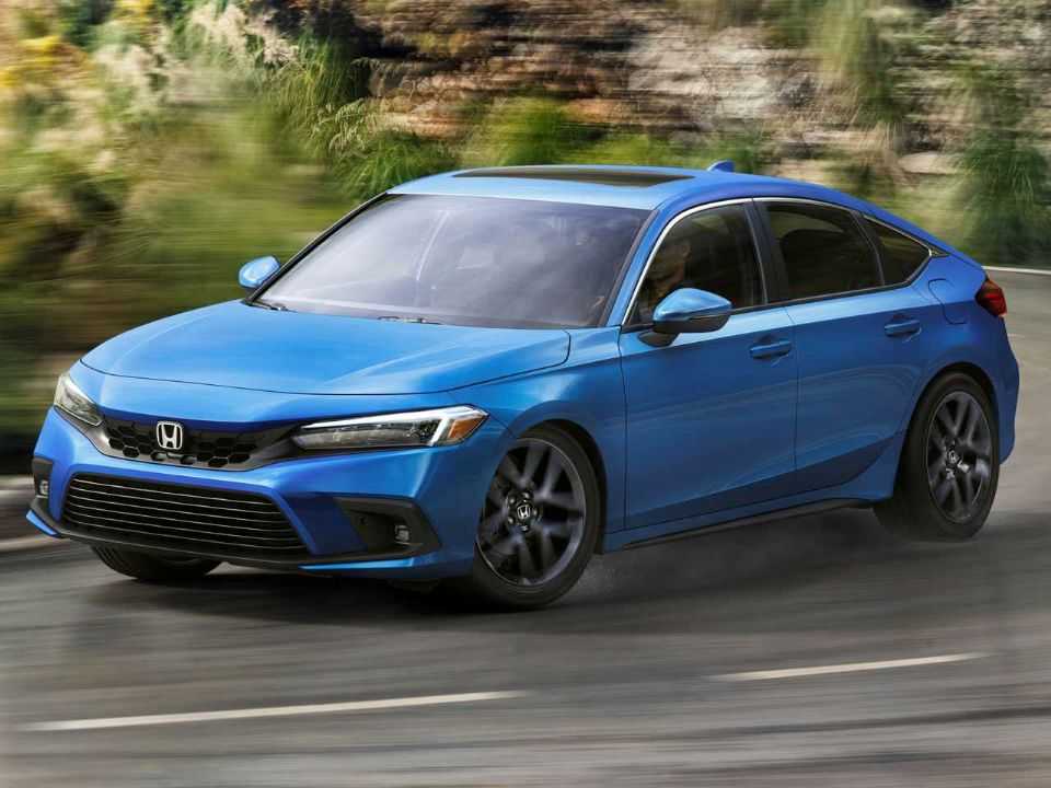 HondaCivic Hatch 2022 - ngulo frontal