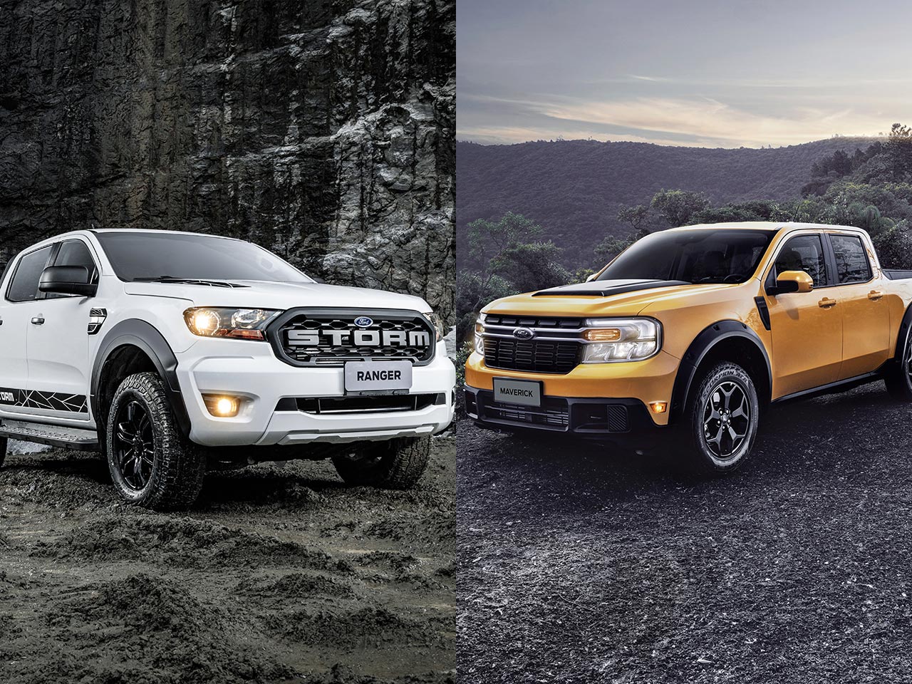 Ford Ranger e Maverick: propostas diferentes, preos semelhantes