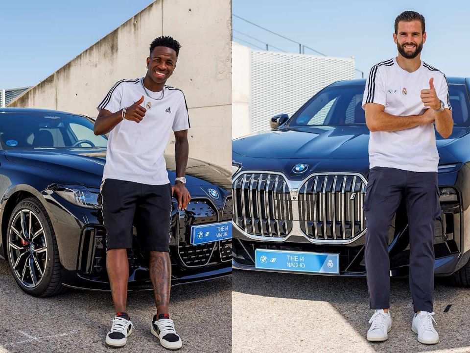 Jogadores do Real Madrid ganham carro de luxo da BMW antes da Copa