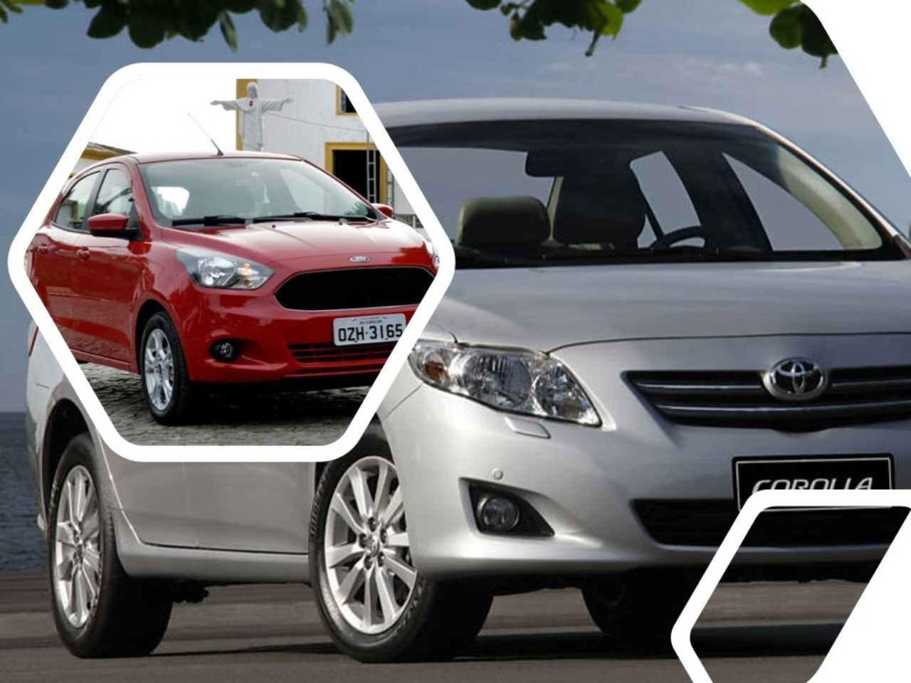 Toyota Corolla e Ford Ka podem ser encontrados at R$ 50 mil no mercado de usados hoje em dia