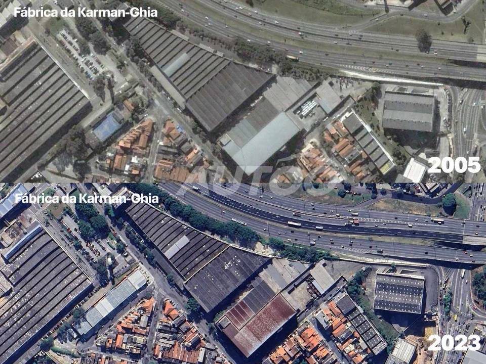 Fábrica da Karmann Ghia, em São Bernardo do Campo: antes e depois