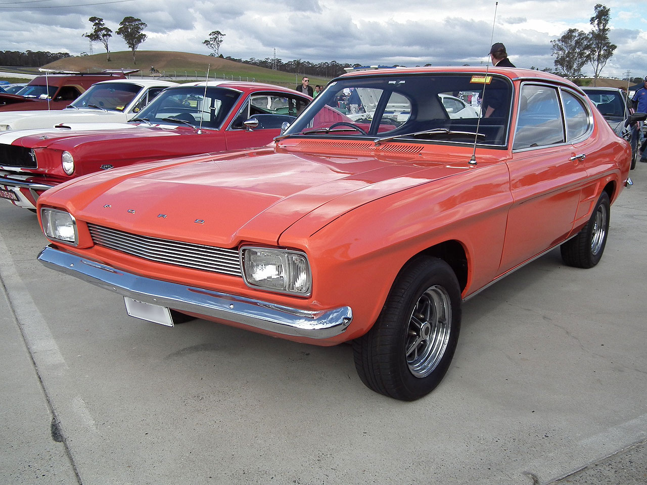 O Ford Capri original: com um pouco de boa vontade, dá até para encontrar alguma semelhança