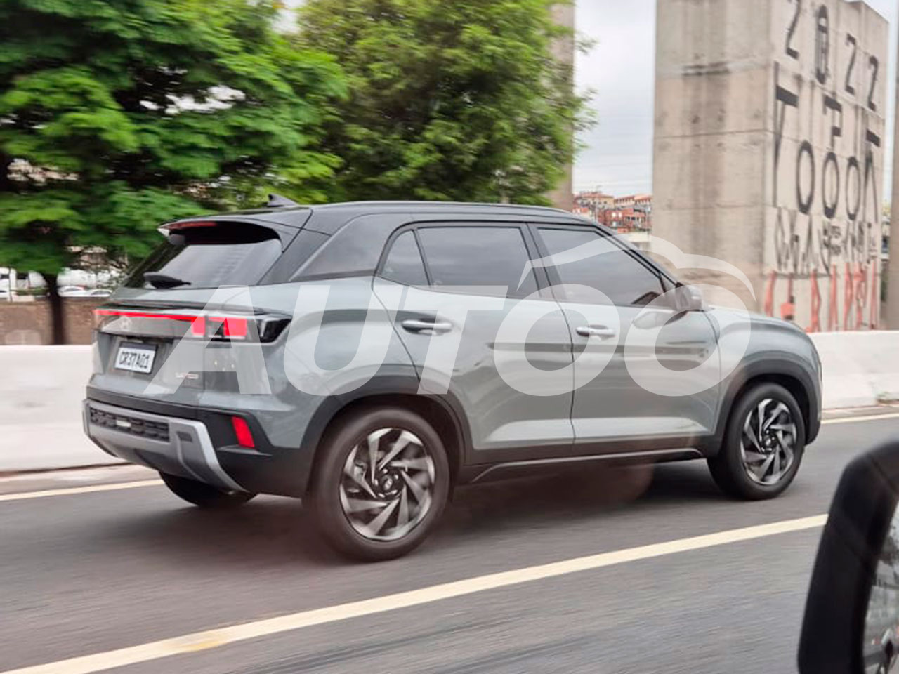 Hyundai Creta flagrado em São Paulo