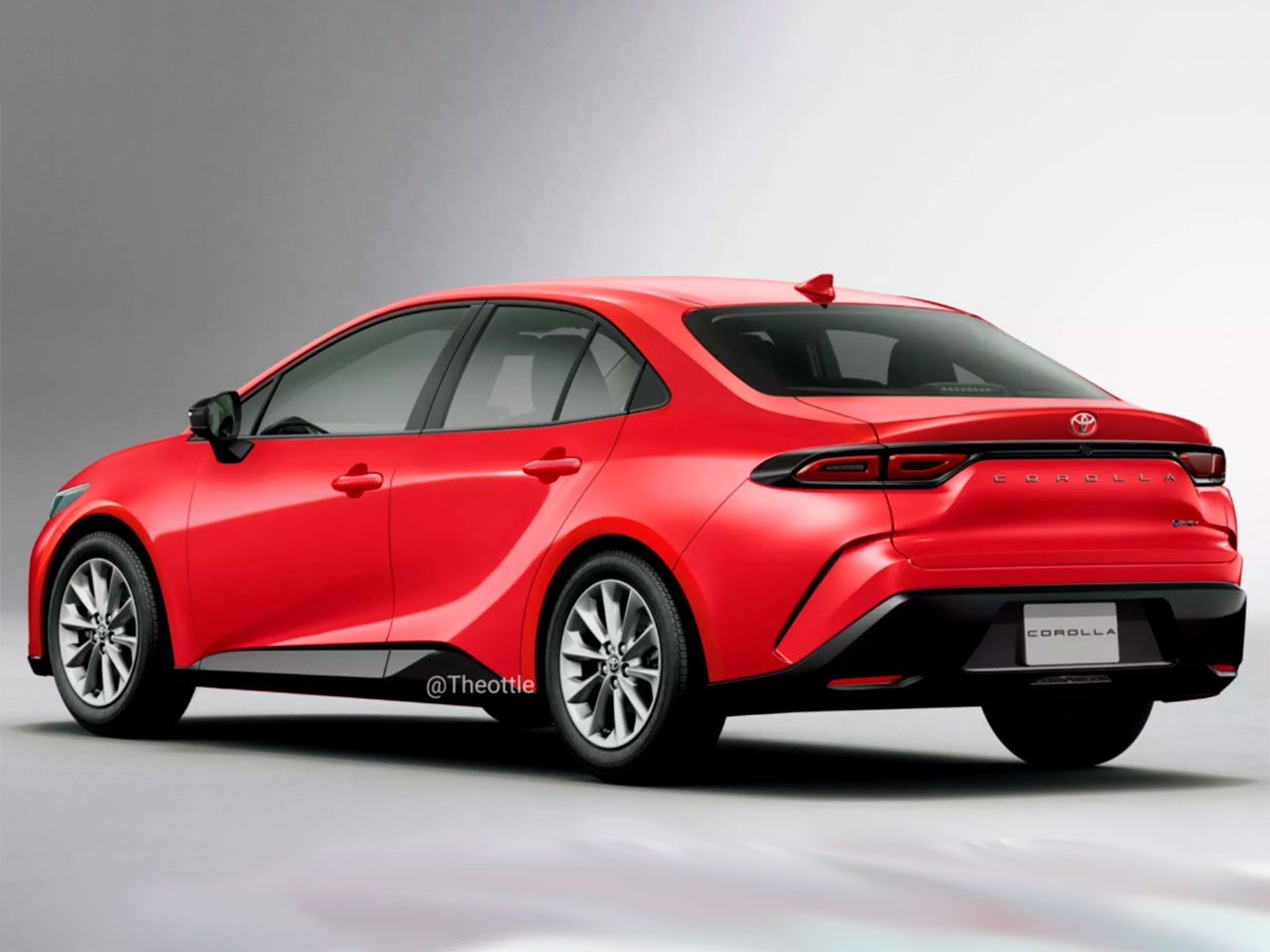 Projeção mostra como deve ser a 13ª geração do Toyota Corolla