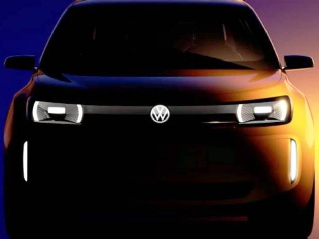 Volkswagen revela teaser de novo hatch eltrico, sucessor do e-Up!